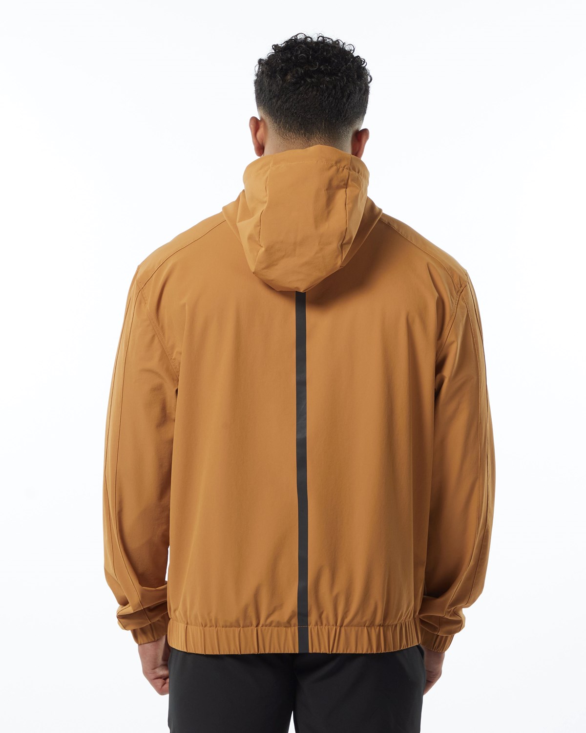 Alphalete Woven Performance Jacket Chestnut | 759-JWMIFN