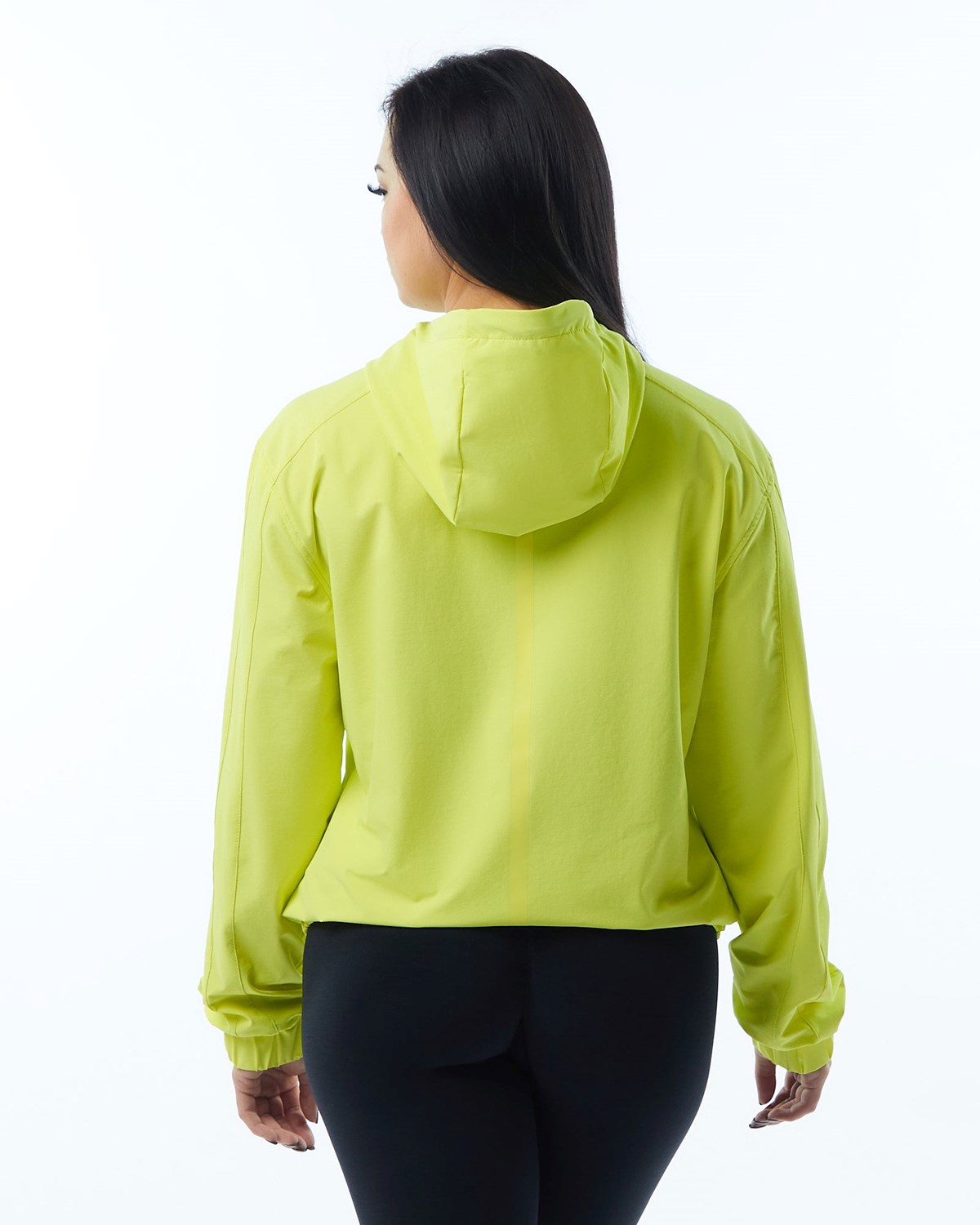 Alphalete Woven Performance Jacket Citrus Slice | 740-MLCHZQ