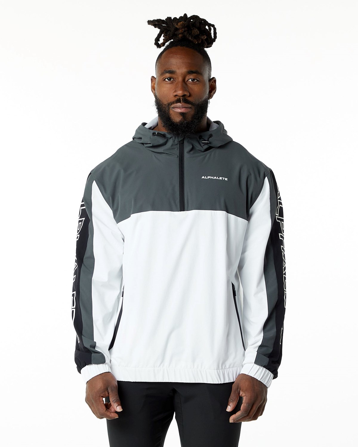 Alphalete Woven Performance Jacket Rocky Mountain | 014-CANBSL