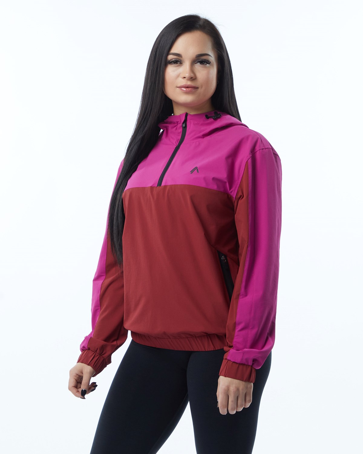 Alphalete Woven Performance Jacket Ruzove | 037-FUXGKT