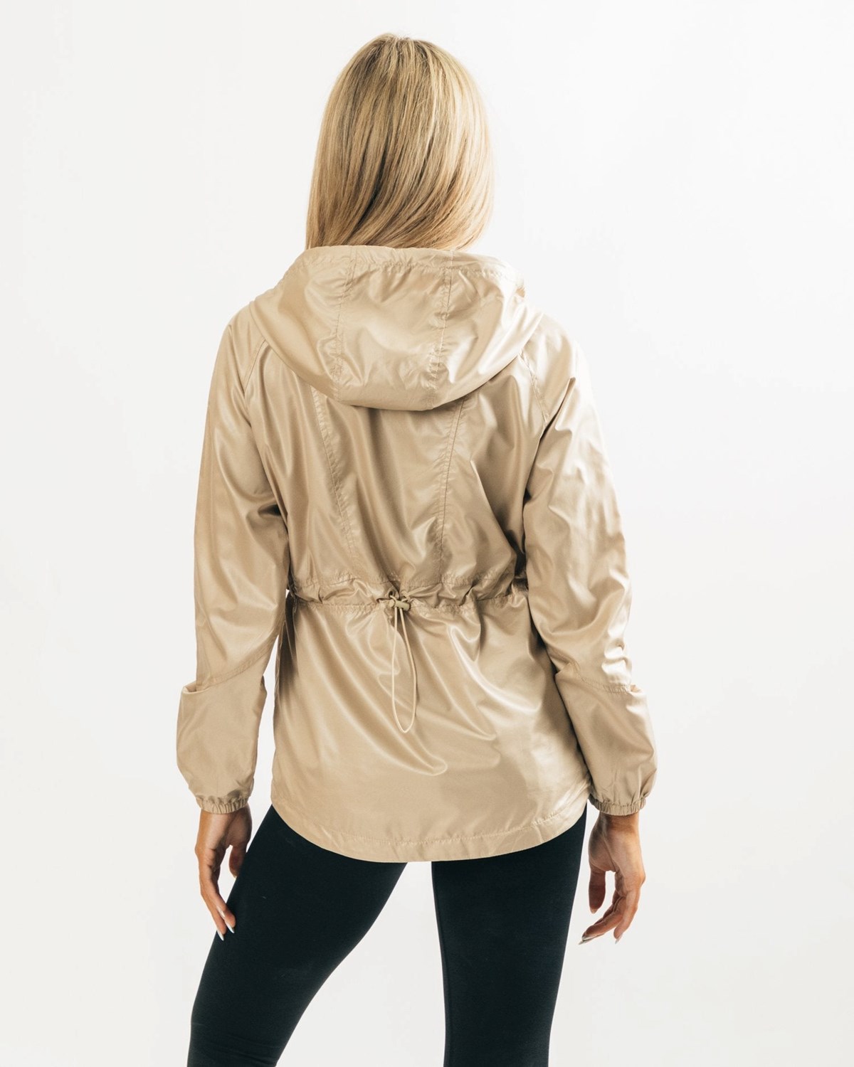 Alphalete Woven Performance Jacket Tan | 973-GCTOZQ