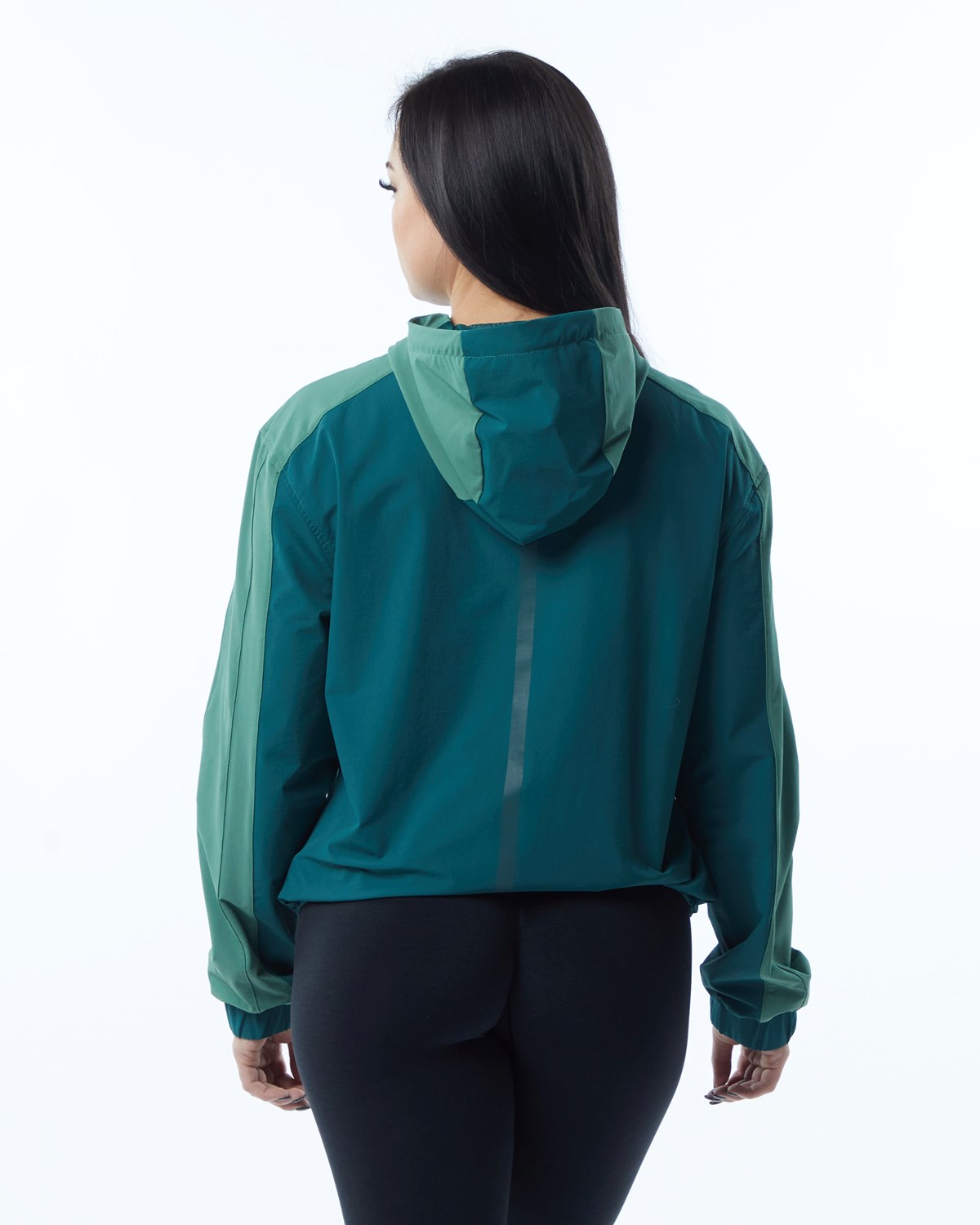 Alphalete Woven Performance Jacket Zelene | 751-OQTNUB