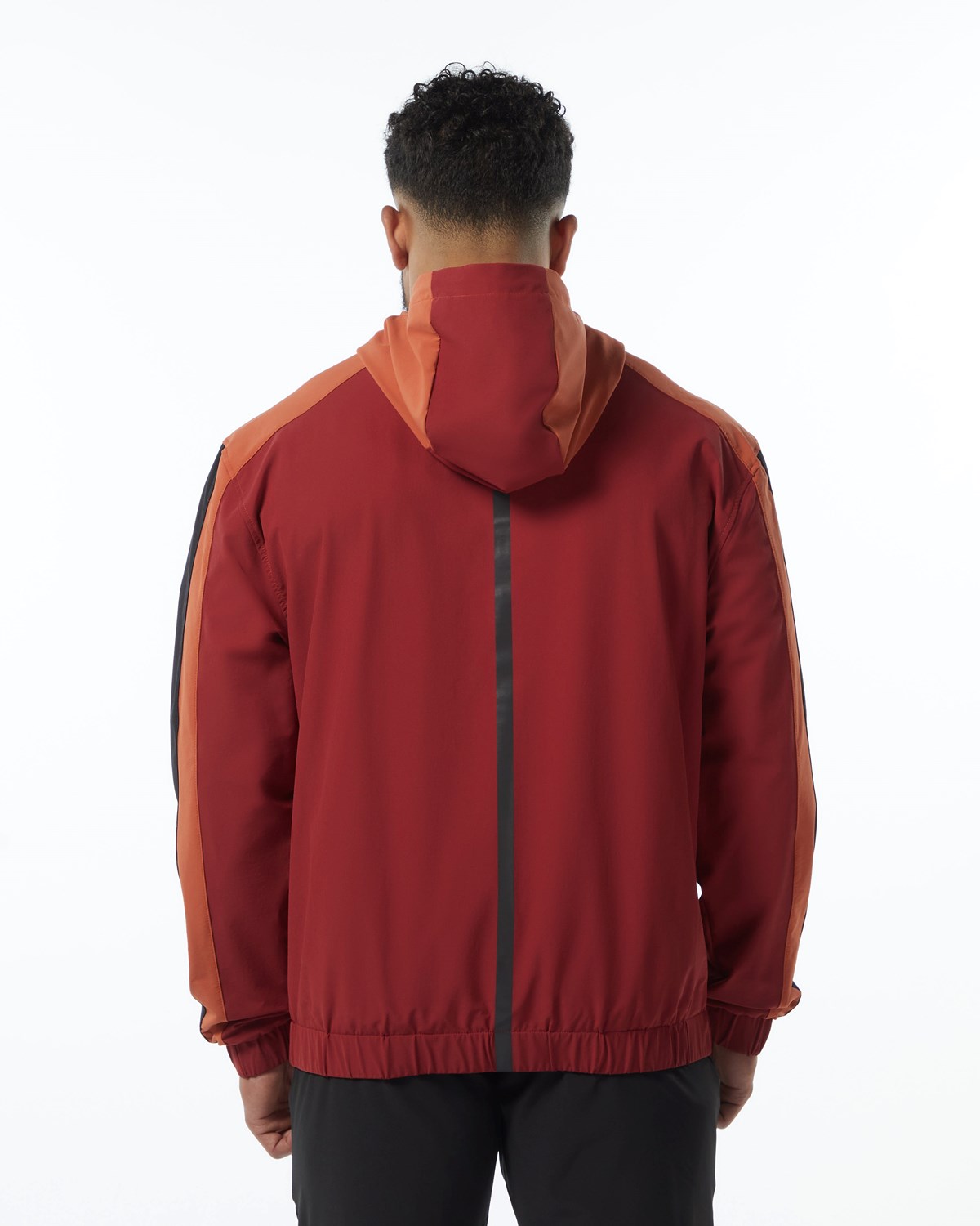 Alphalete Woven Performance Jacket Červené | 851-LQFMAW