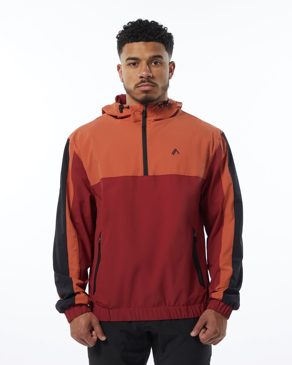 Alphalete Woven Performance Jacket Červené | 851-LQFMAW