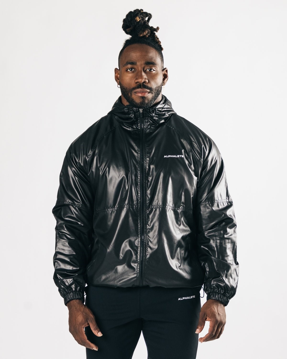 Alphalete Woven Performance Jacket Čierne | 764-ZADKPM