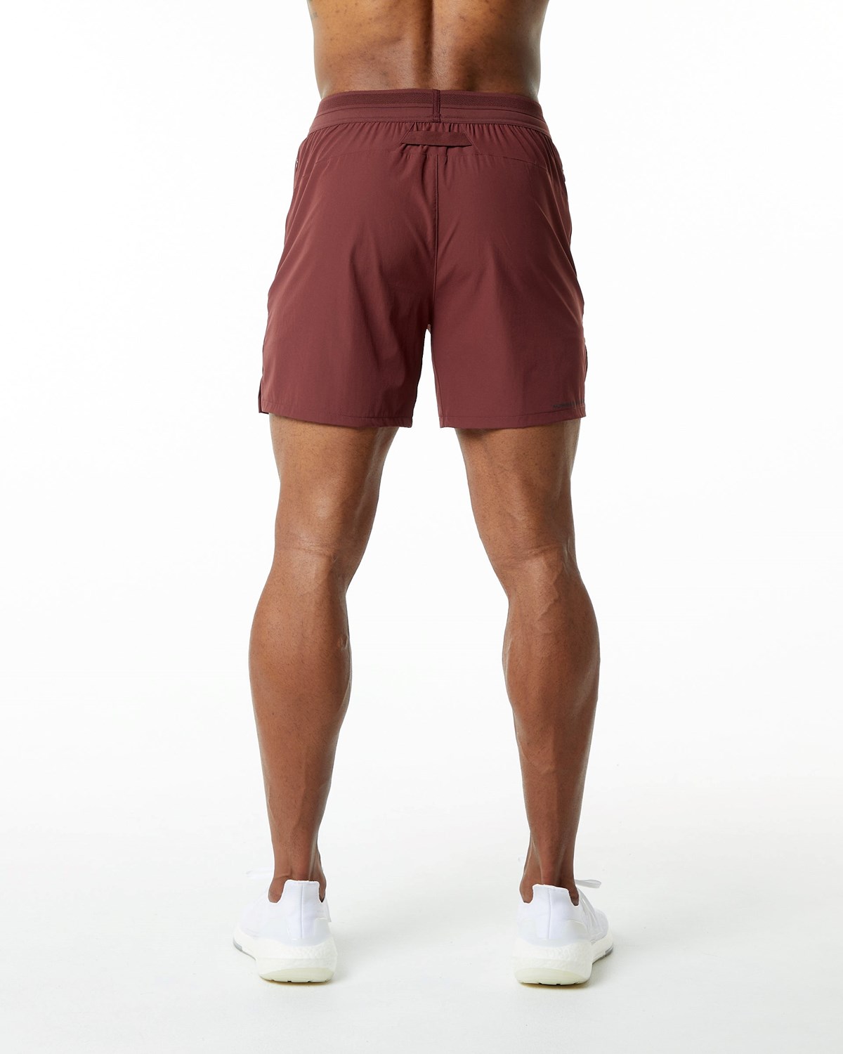 Alphalete Woven Tréningová Kratke Merlot | 061-IEOPHF